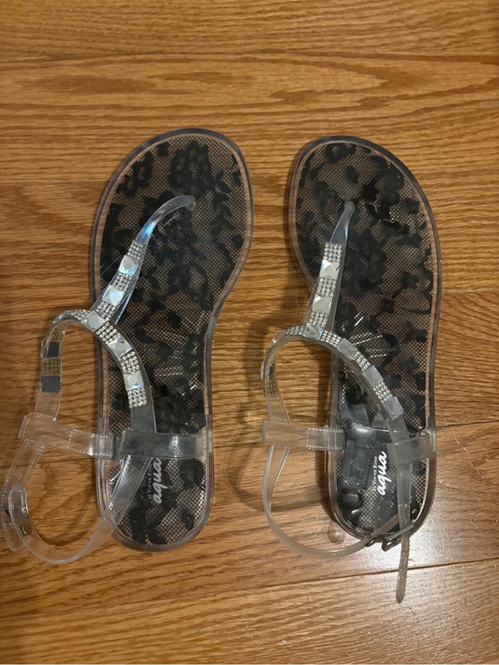 La Vie En Rose Shoes - La Vie En Rose Vintage (Never Worn) Jelly Floral Sandals